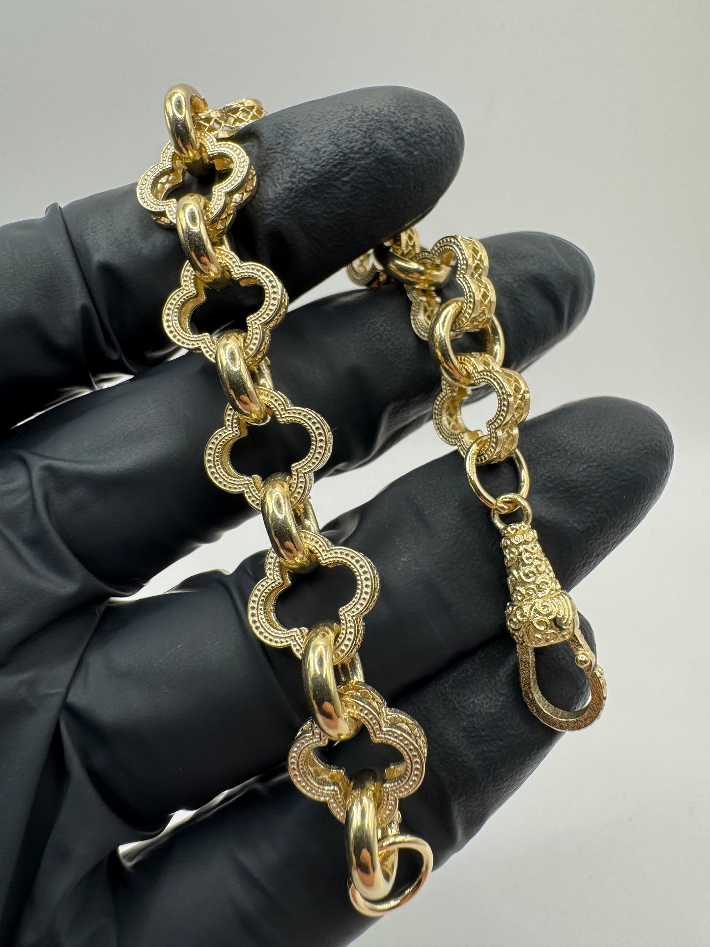 9ct Gold Designer Style Bracelet