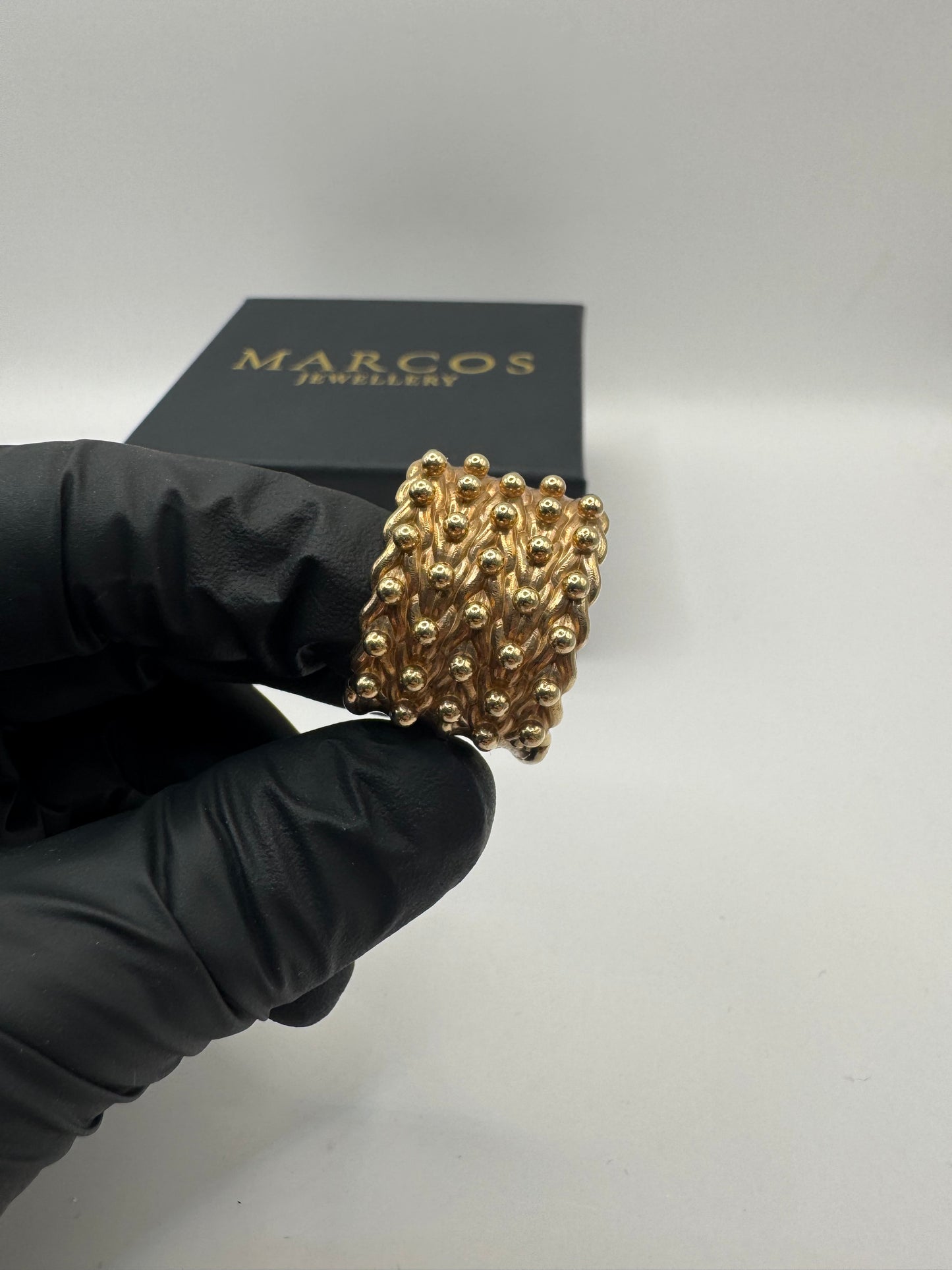 9ct Solid Gold Keeper Ring