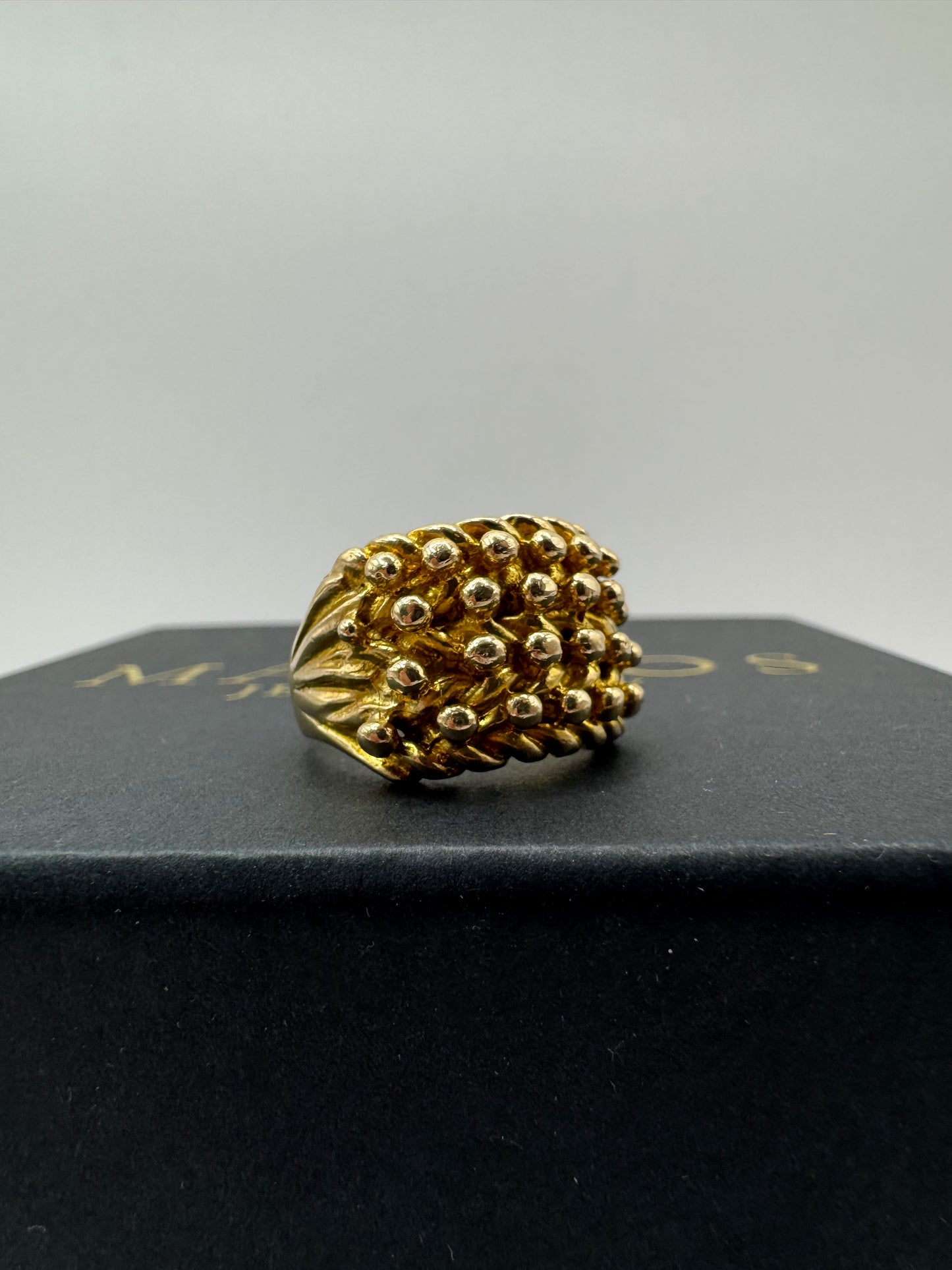 9ct Solid Gold Keeper Ring
