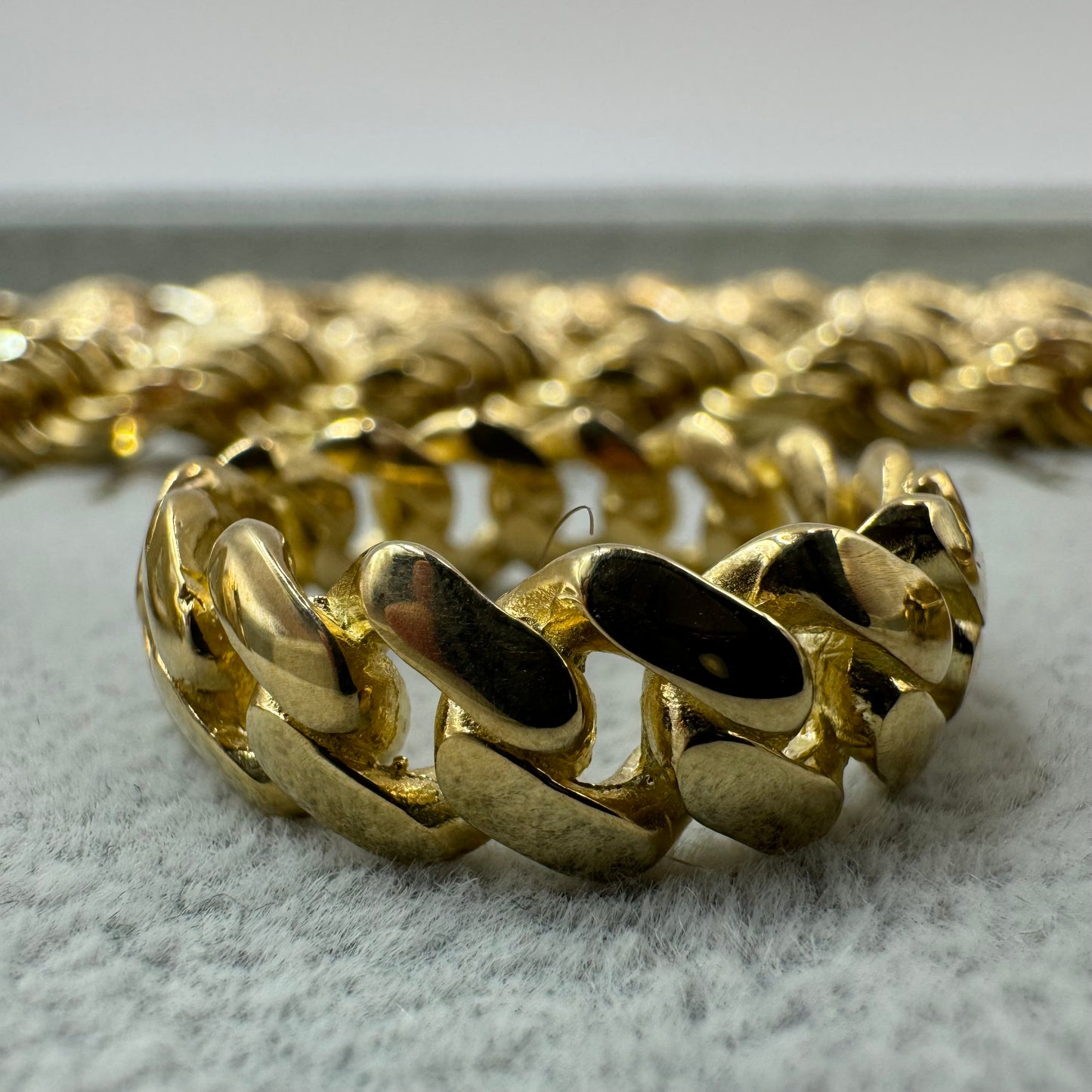 9ct Solid Gold Cuban Ring