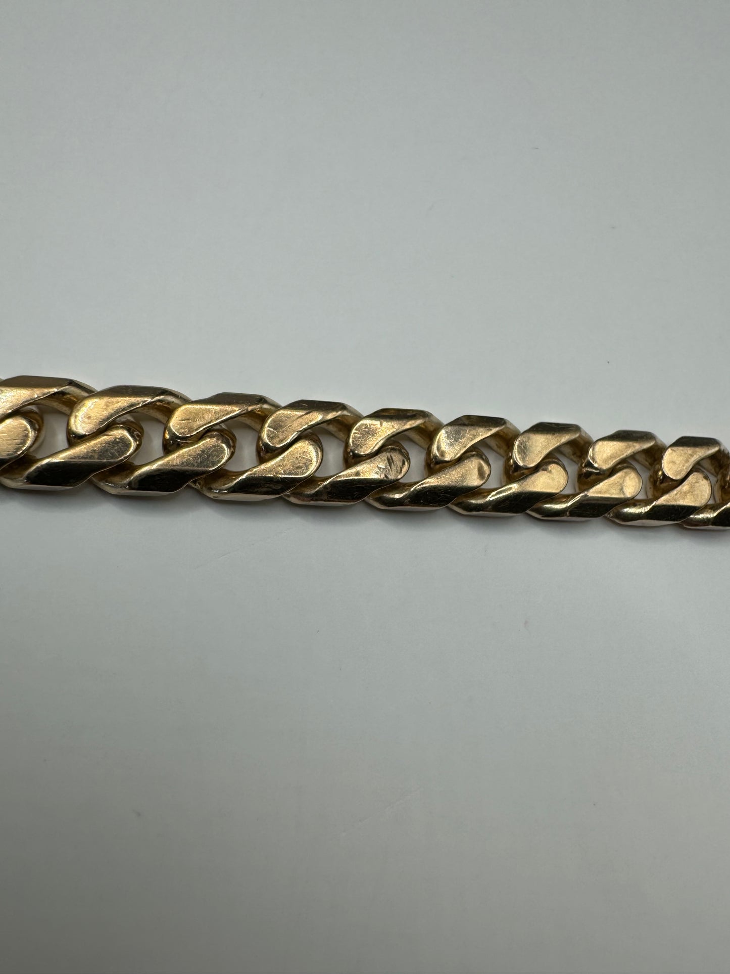 9ct Solid Gold Curb Bracelet