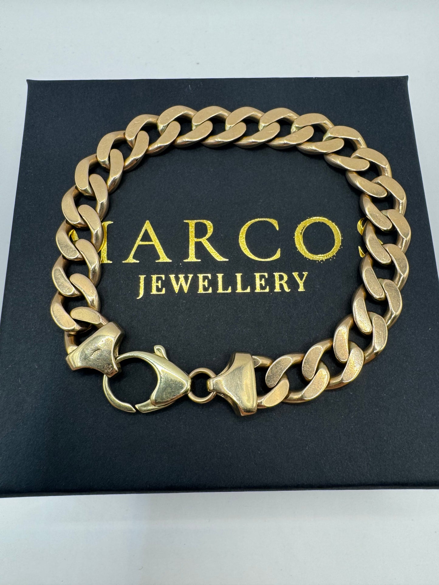 9ct Solid Gold Curb Bracelet
