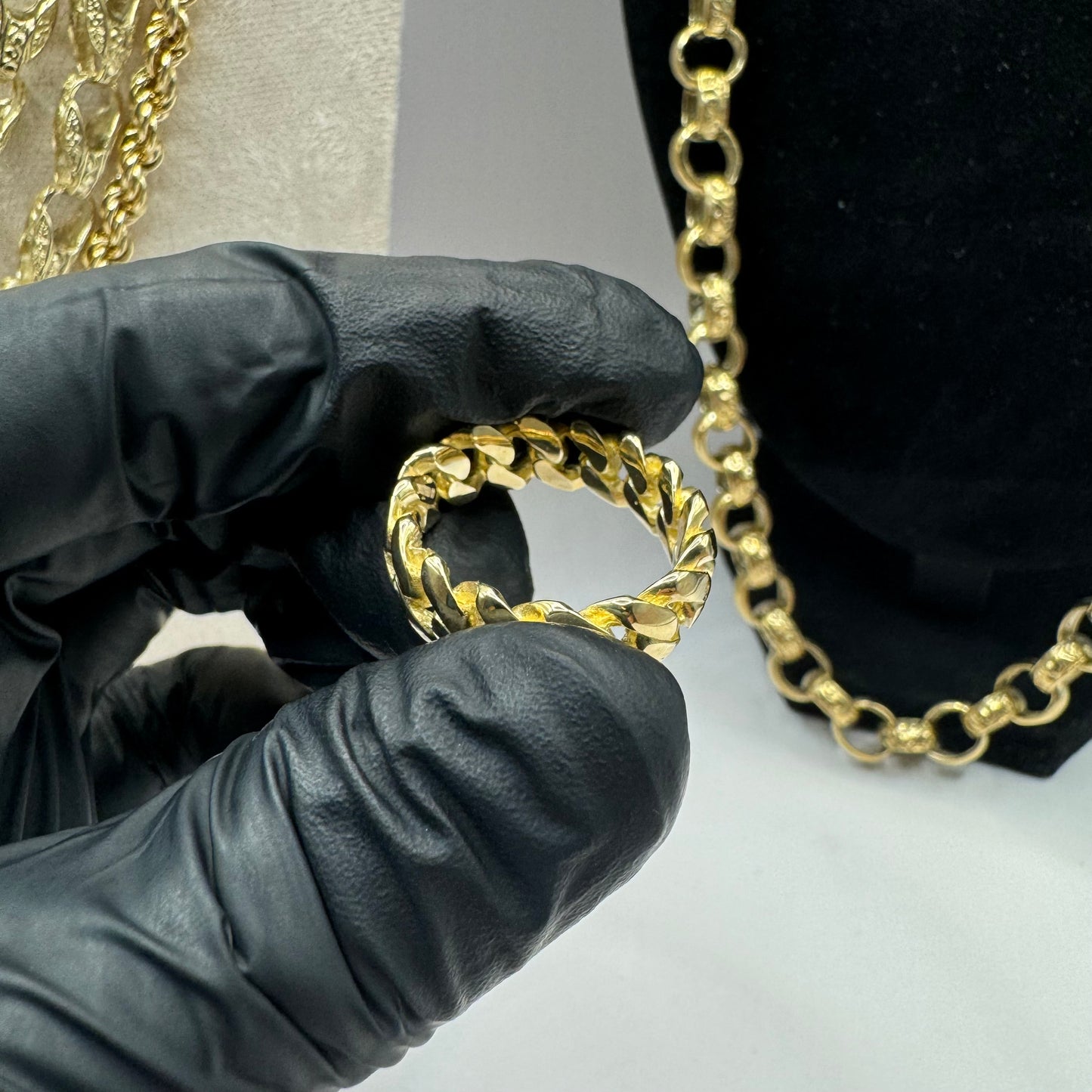 9ct Solid Gold Cuban Ring