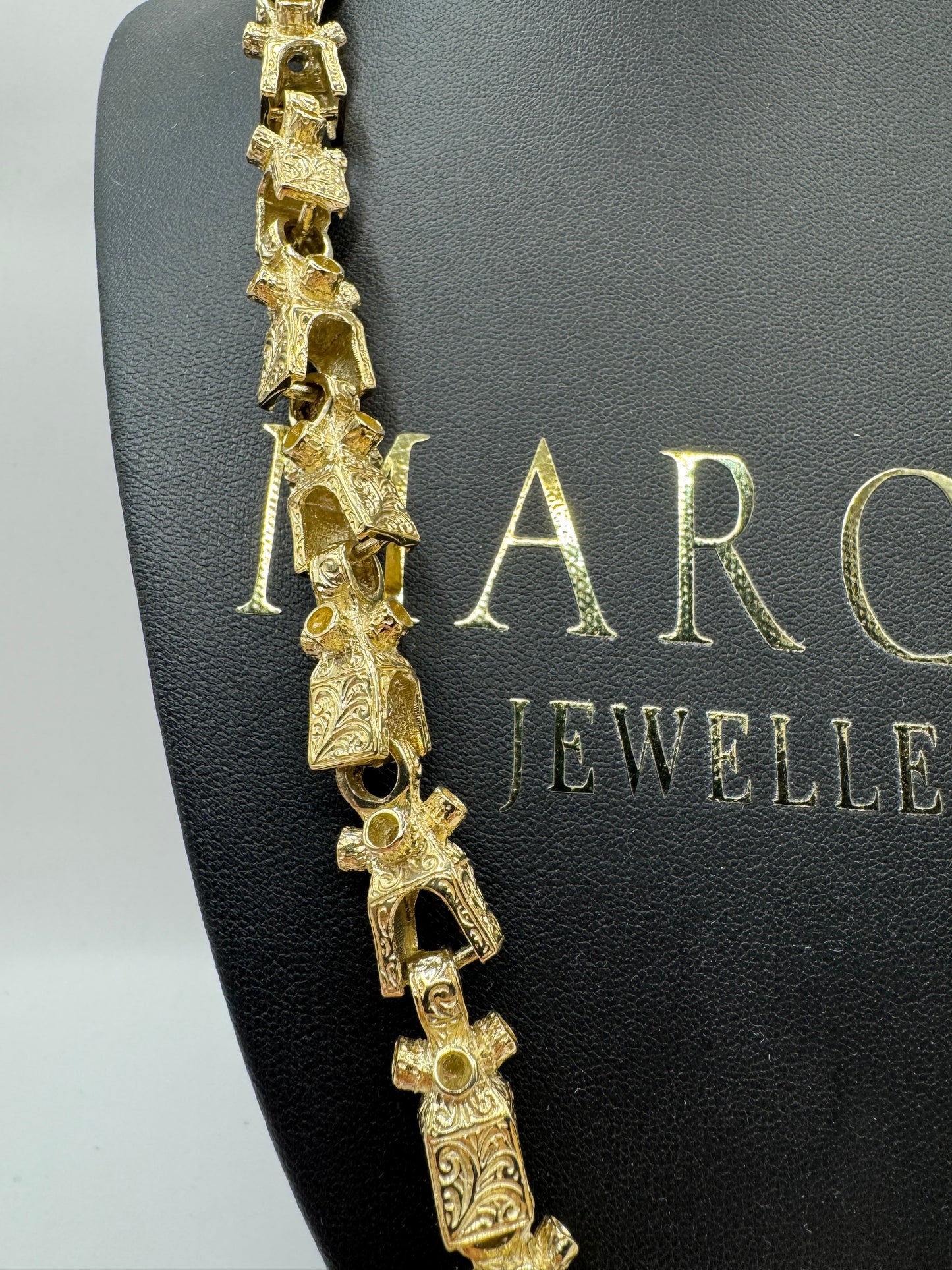 9ct Gold Lego Chain 24" 11mm 119.49g
