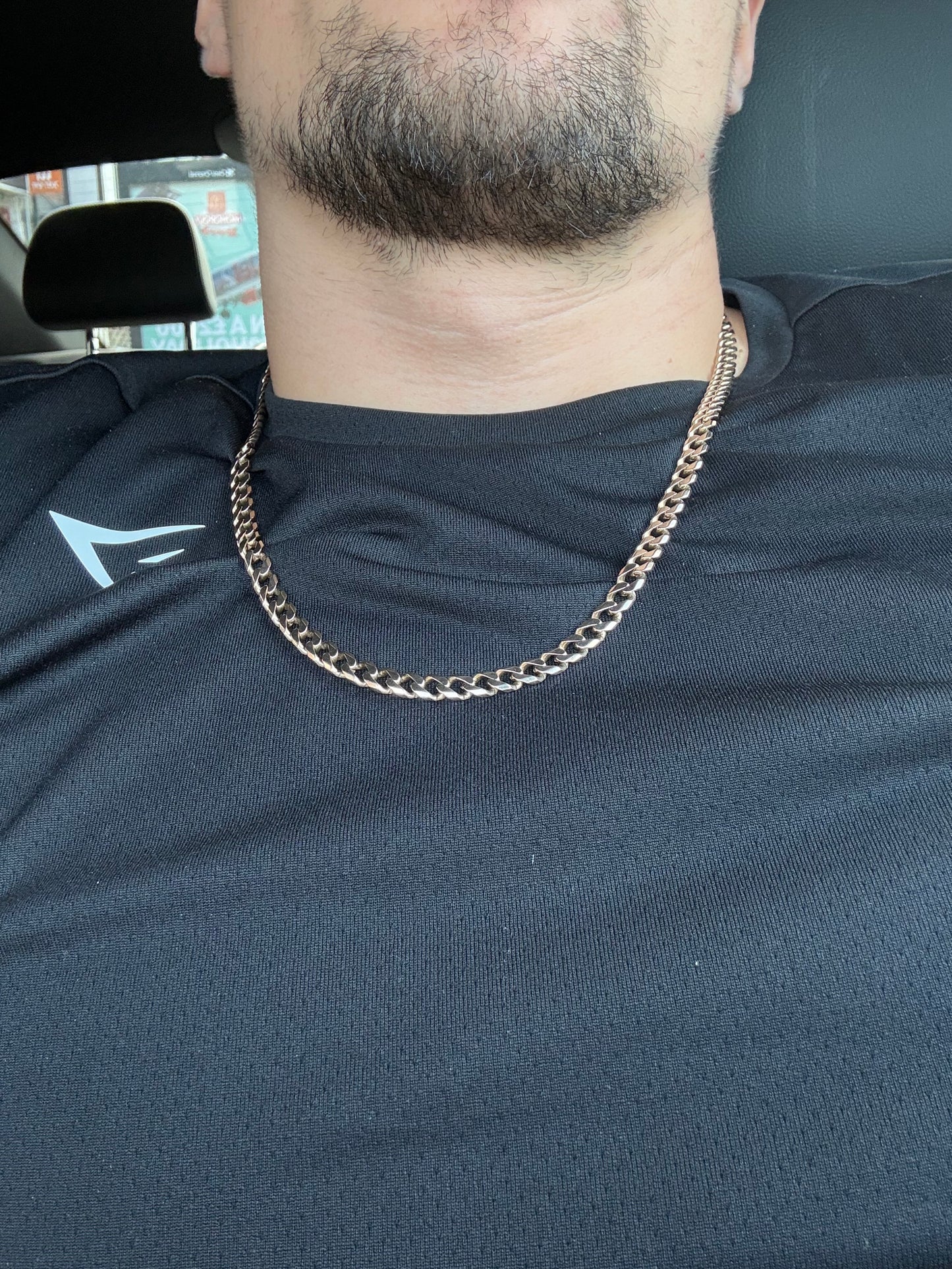 9ct Gold Curb Chain 24” 6mm 50.2g