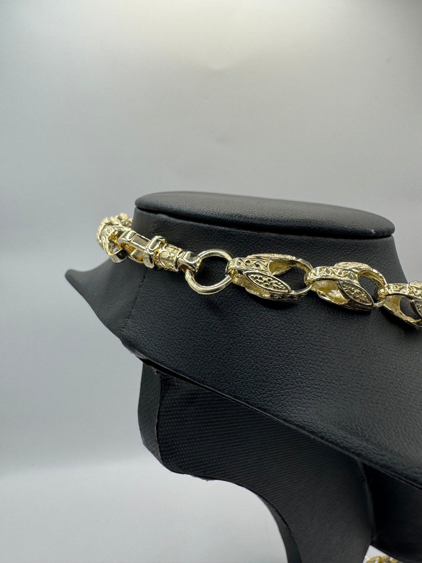 9ct Gold Tulip Chain 25” 8mm 56.31g