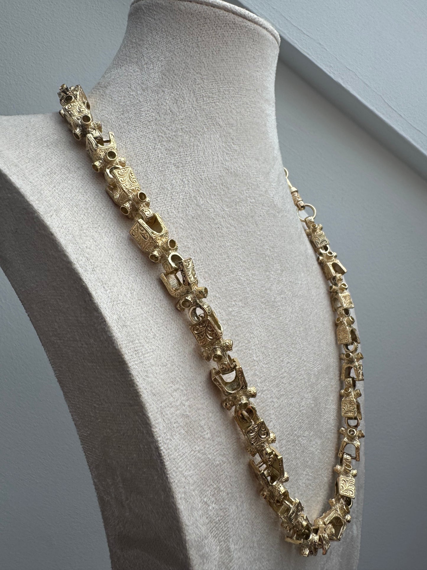 9ct Gold Lego Chain 24" 11mm 119.49g
