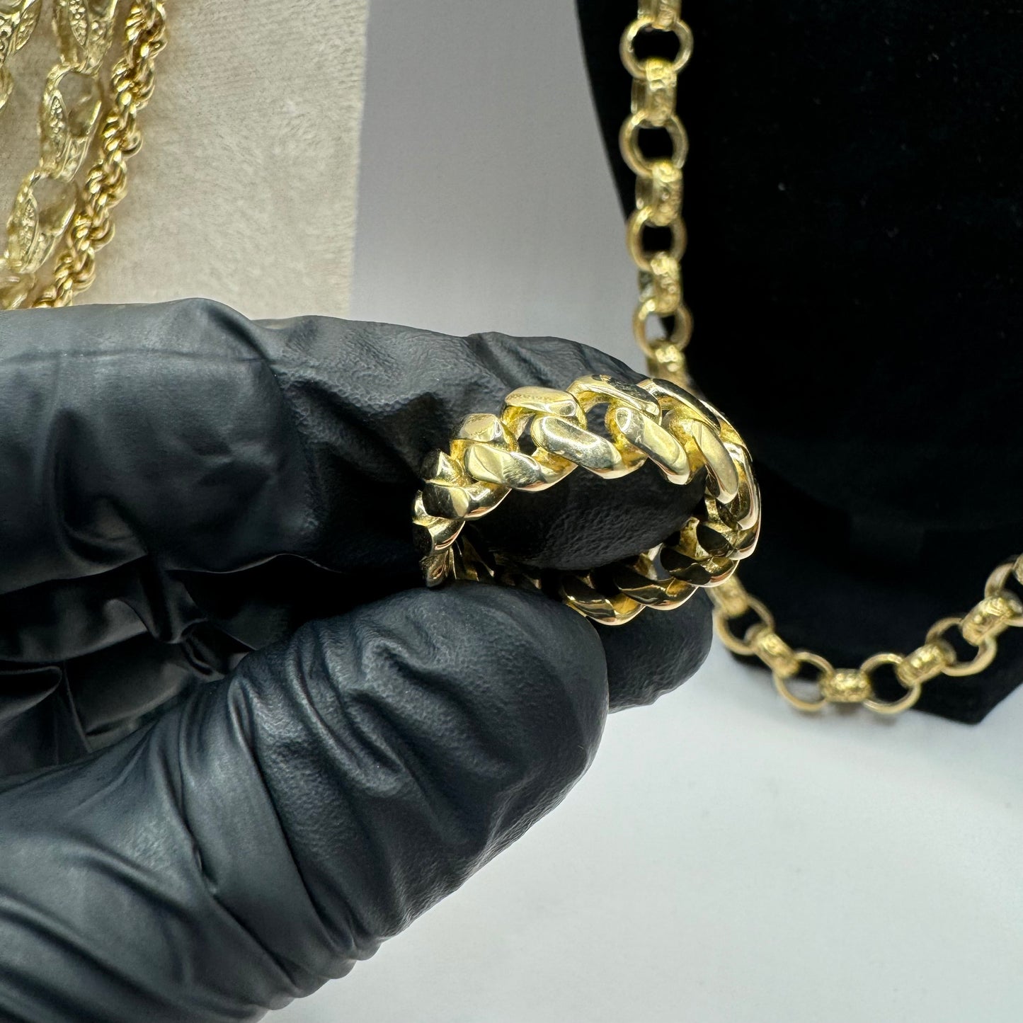 9ct Solid Gold Cuban Ring