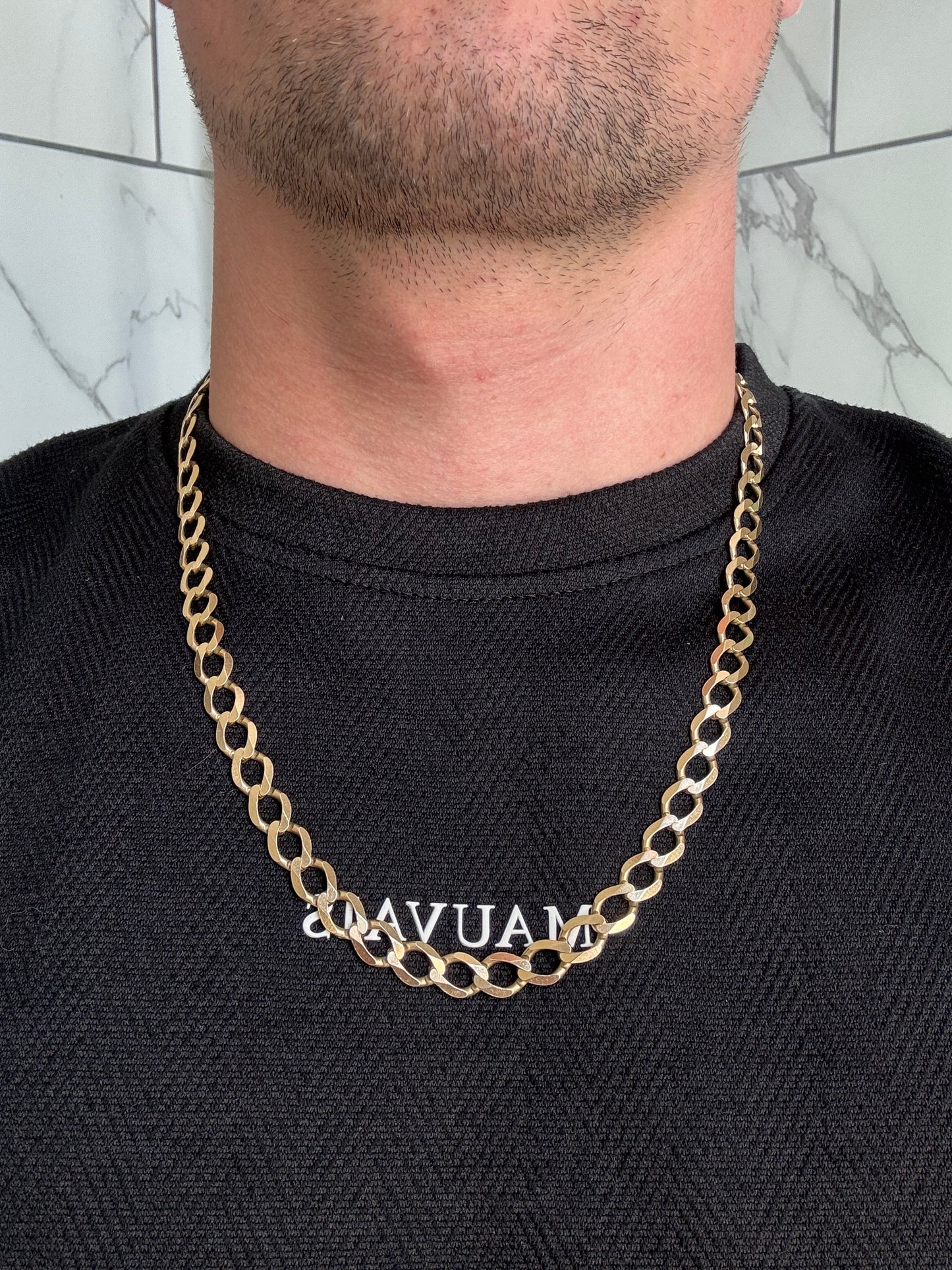 9ct Solid Gold Curb Chain