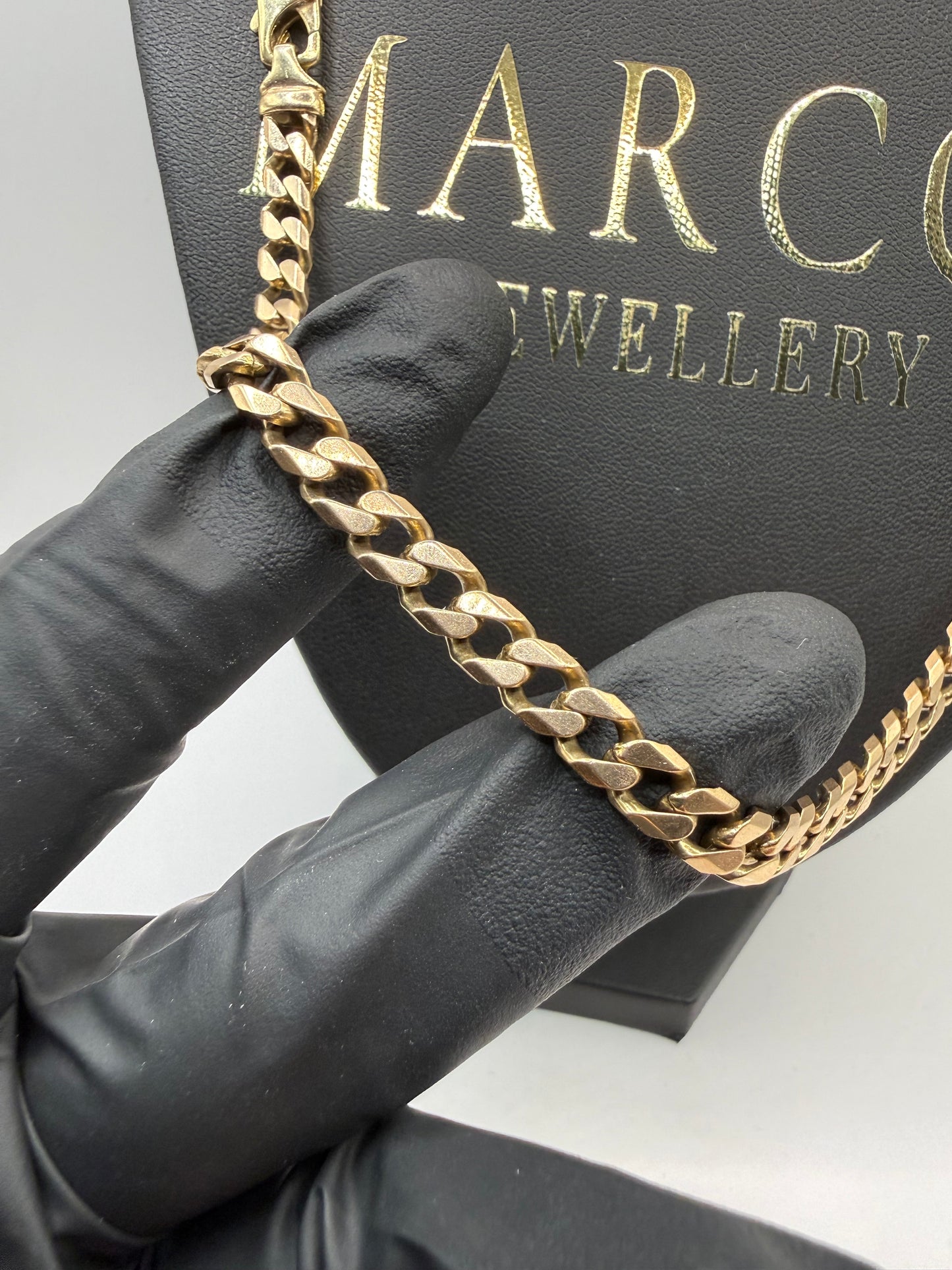9ct Gold Curb Chain 24” 6mm 50.2g