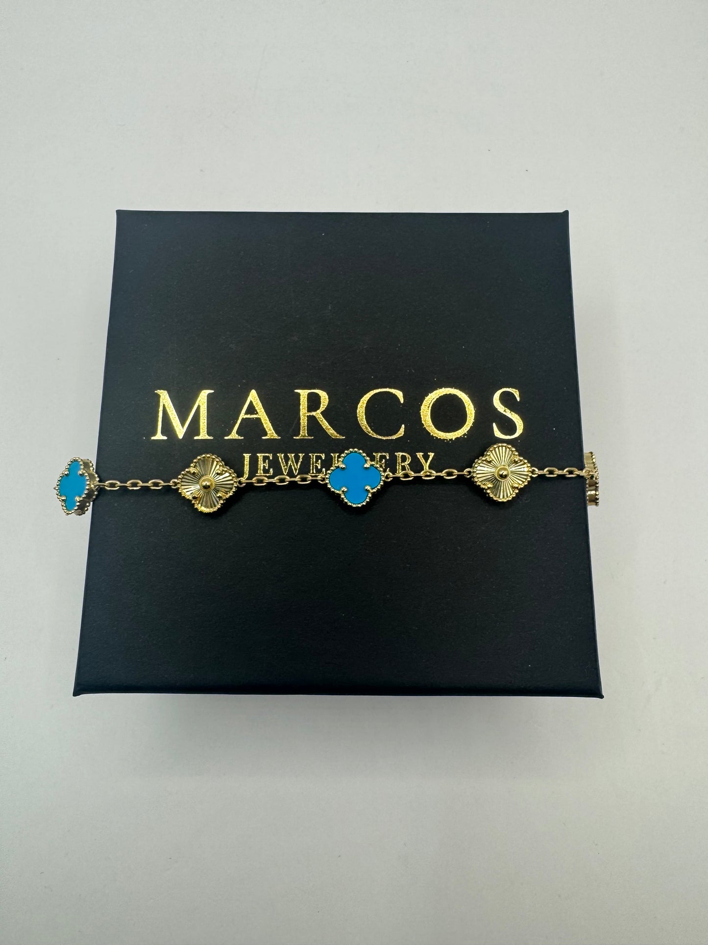 9ct Gold Designer Inspired Bracelet 7/8" 6.74g