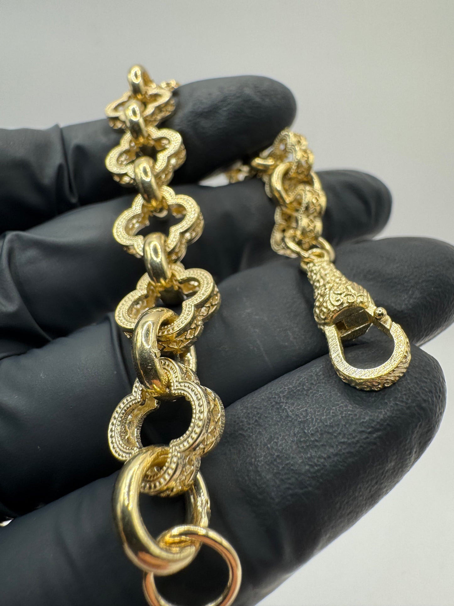 9ct Gold Designer Style Bracelet