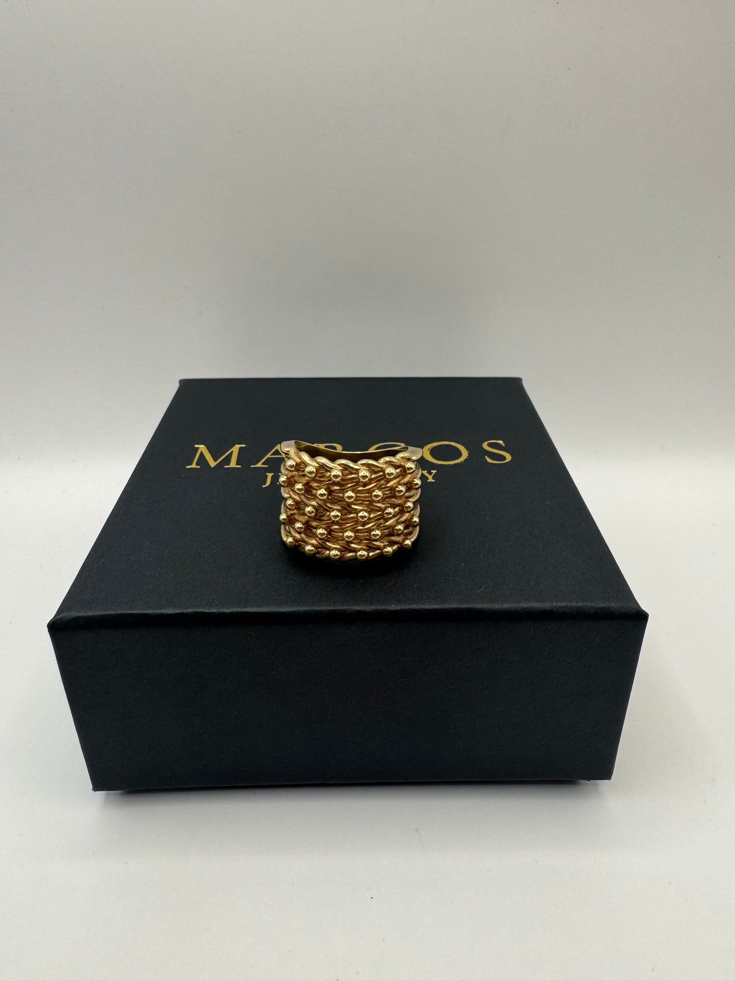 9ct Solid Gold Keeper Ring