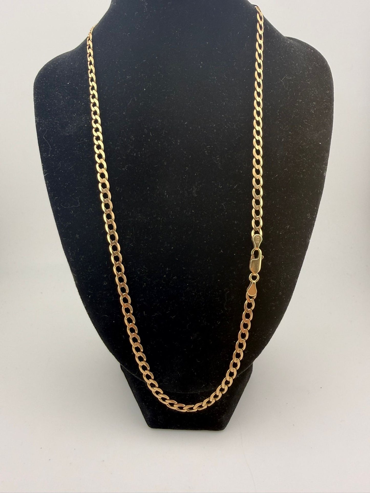 9ct Gold Curb Chain 20" 4.4mm 11.2g