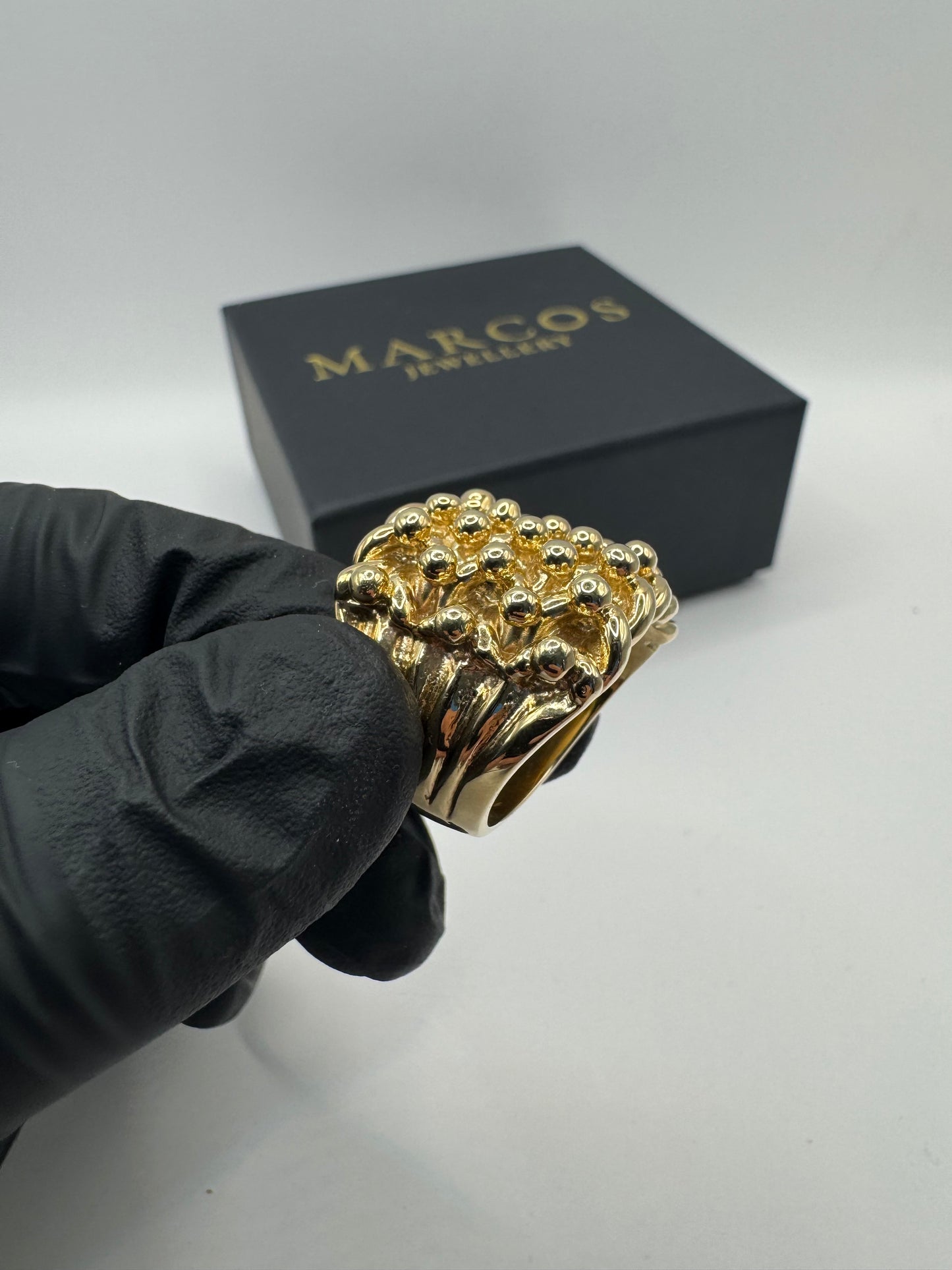9ct Solid Gold Keeper Ring
