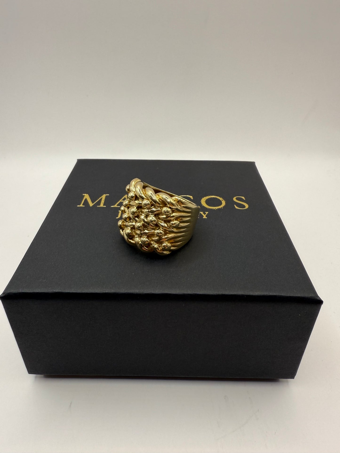 9ct Gold Keeper Ring Size Z1 31.17g