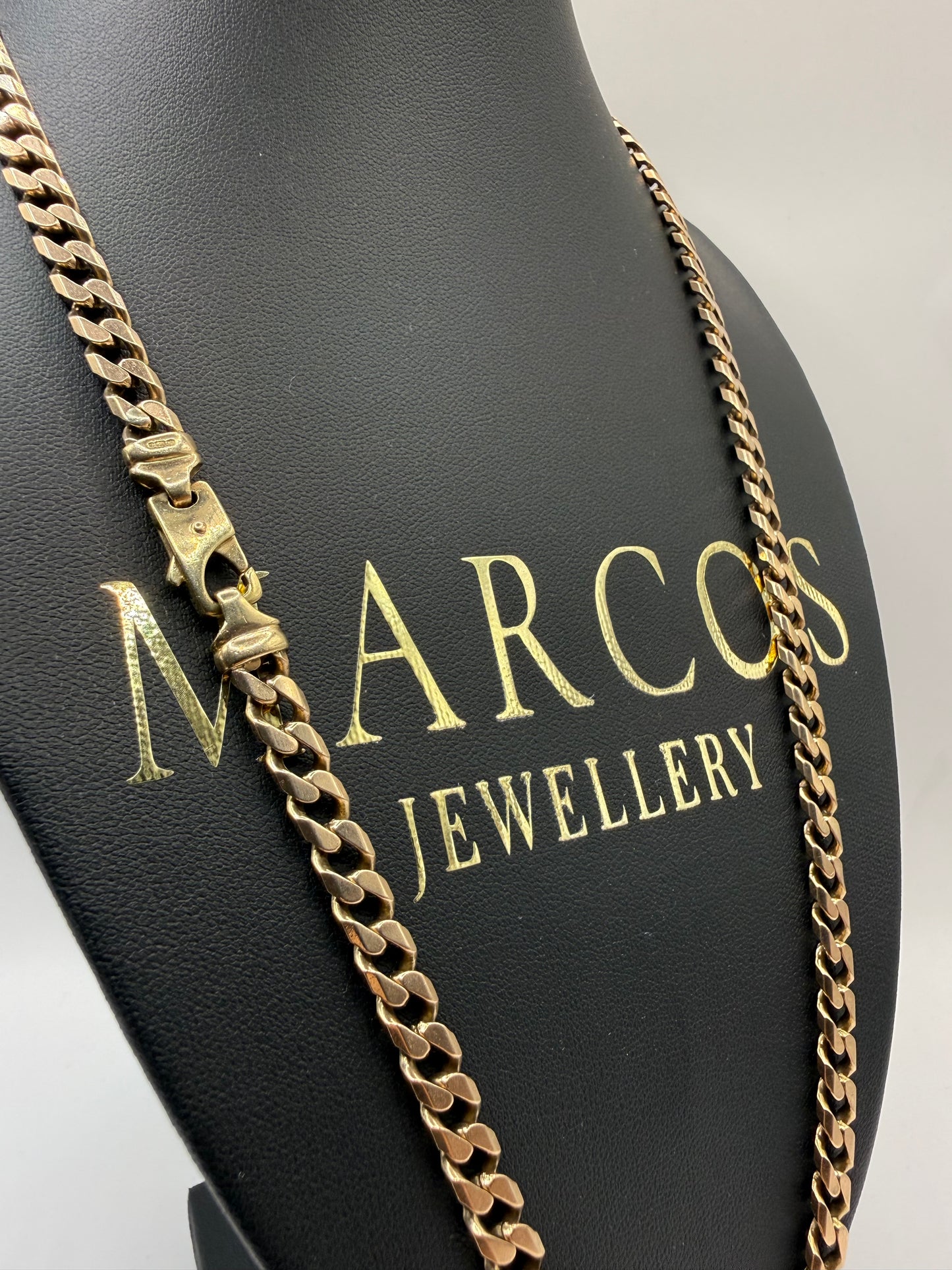 9ct Gold Curb Chain 24” 6mm 50.2g