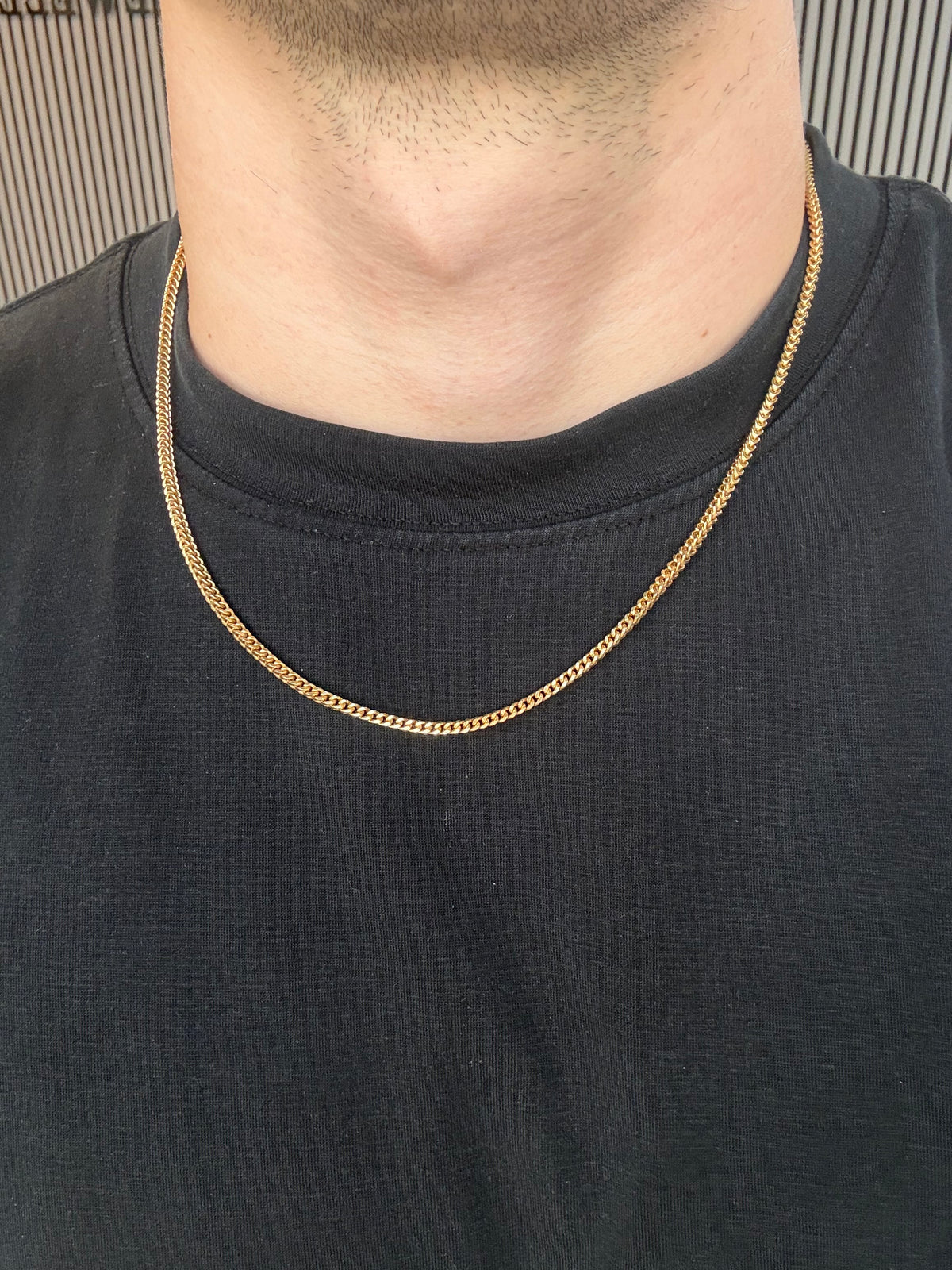 9ct Gold Franko Chain 22.25" 2.9mm 11.7g