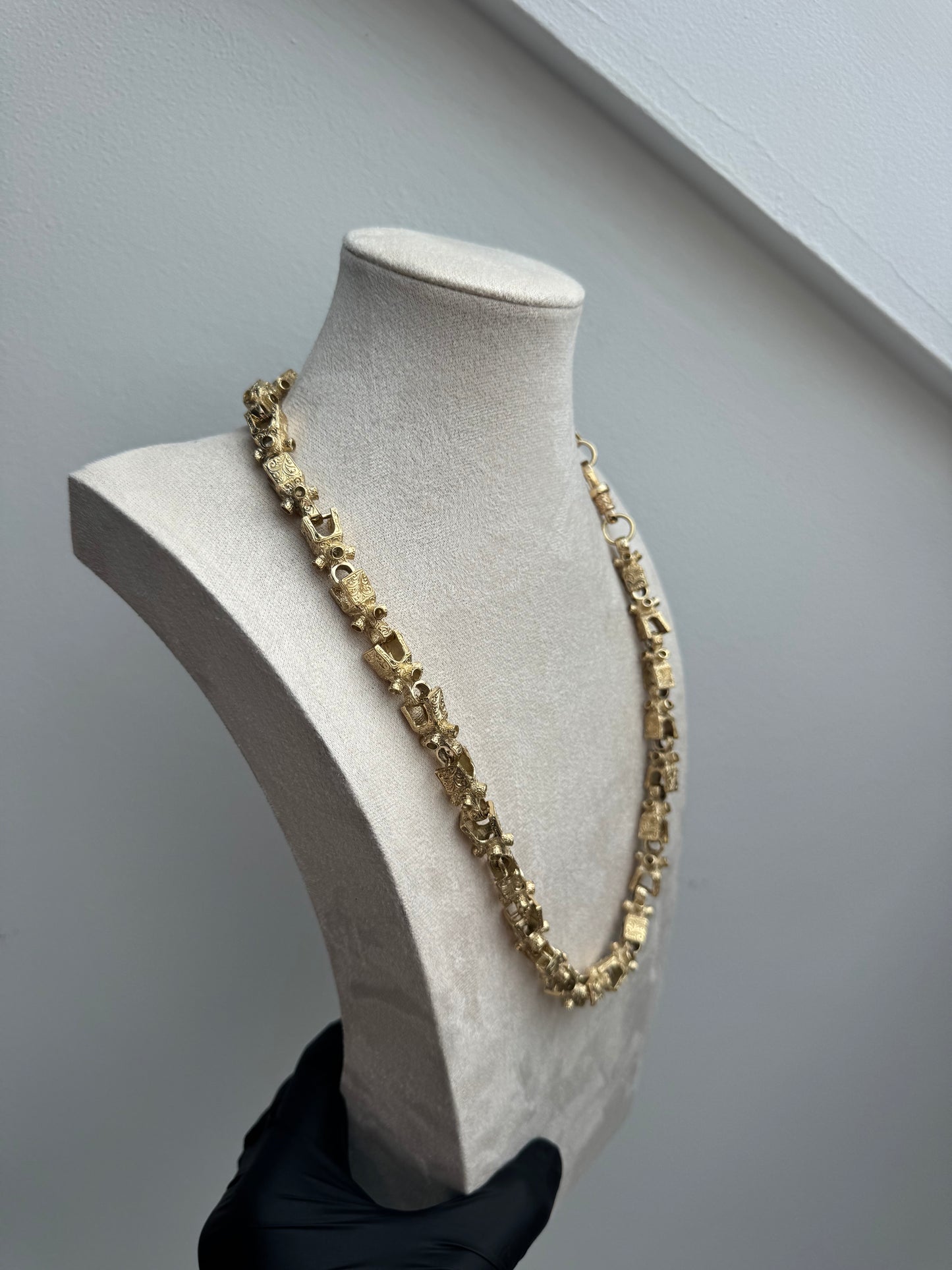 9ct Gold Lego Chain 24" 11mm 119.49g