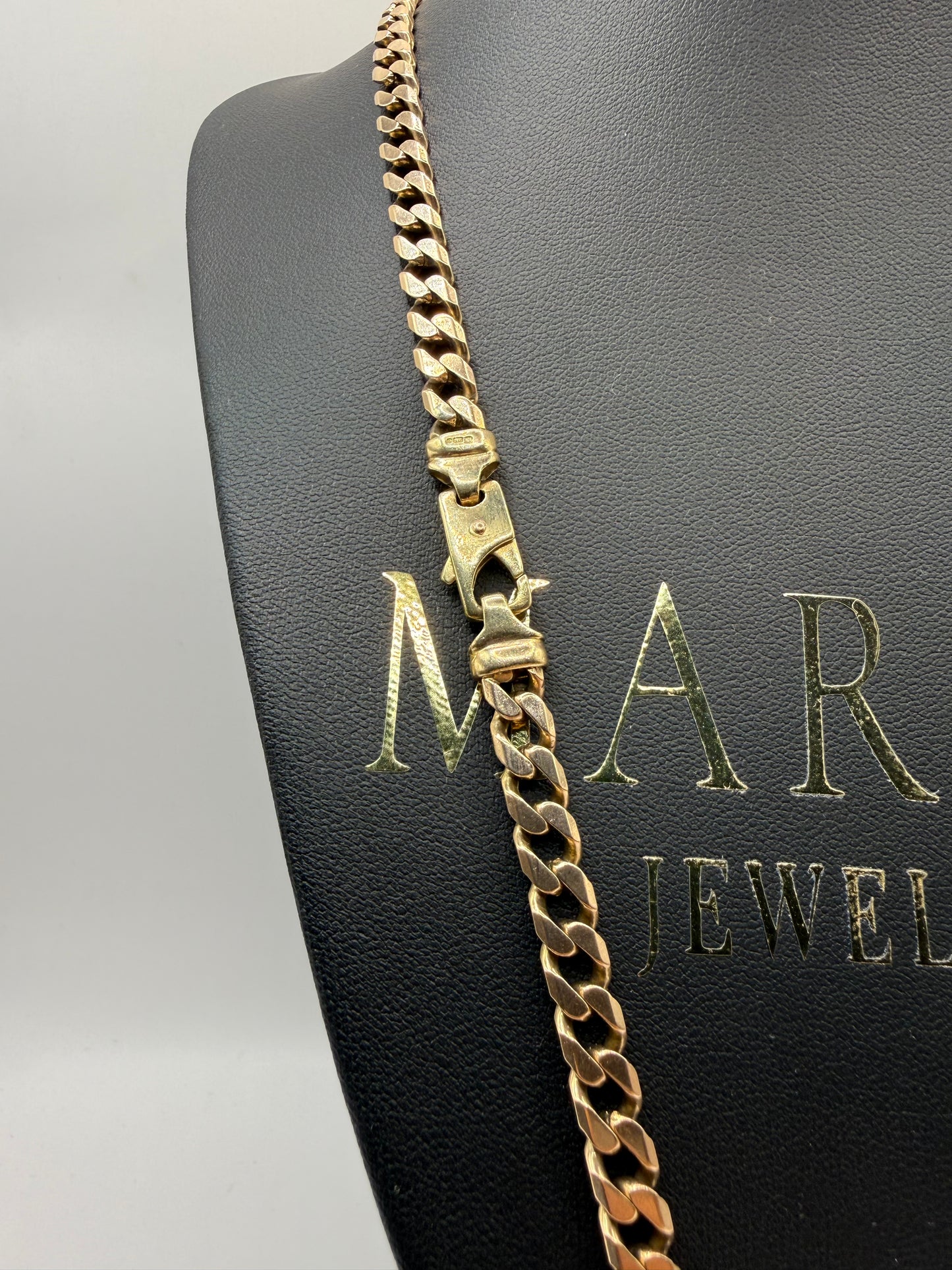 9ct Gold Curb Chain 24” 6mm 50.2g