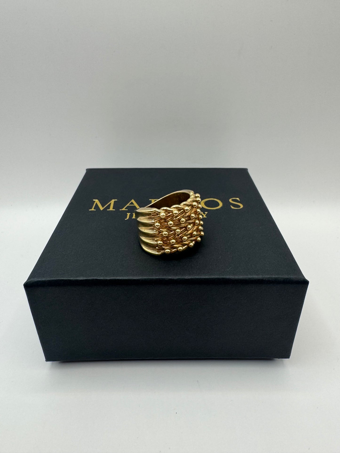 9ct Solid Gold Keeper Ring