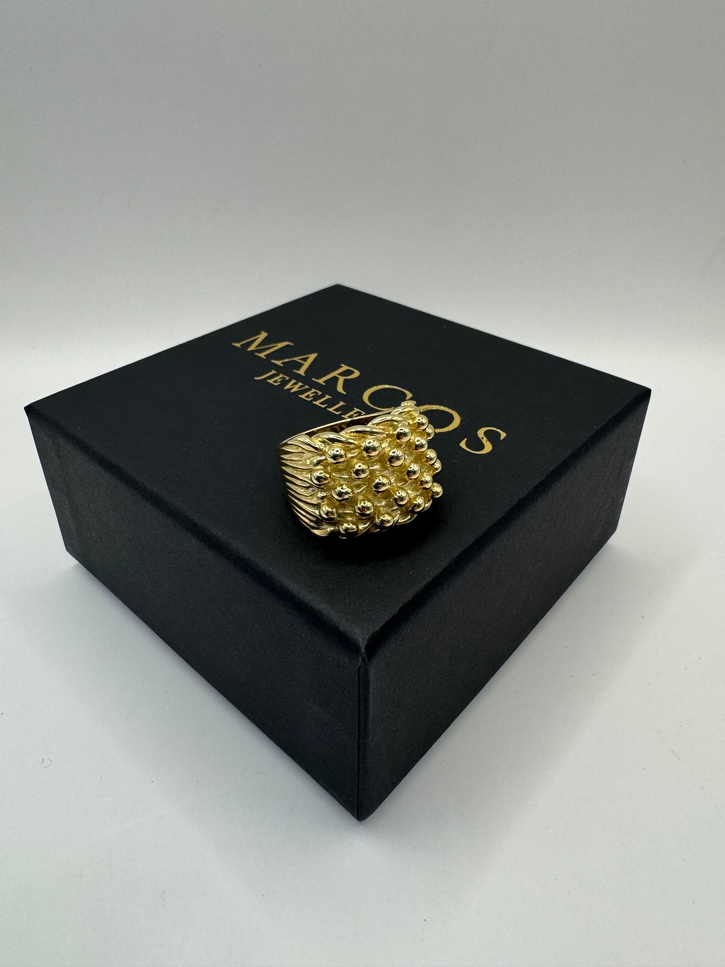 9ct Gold Keeper Ring Size X-Y 22.83g