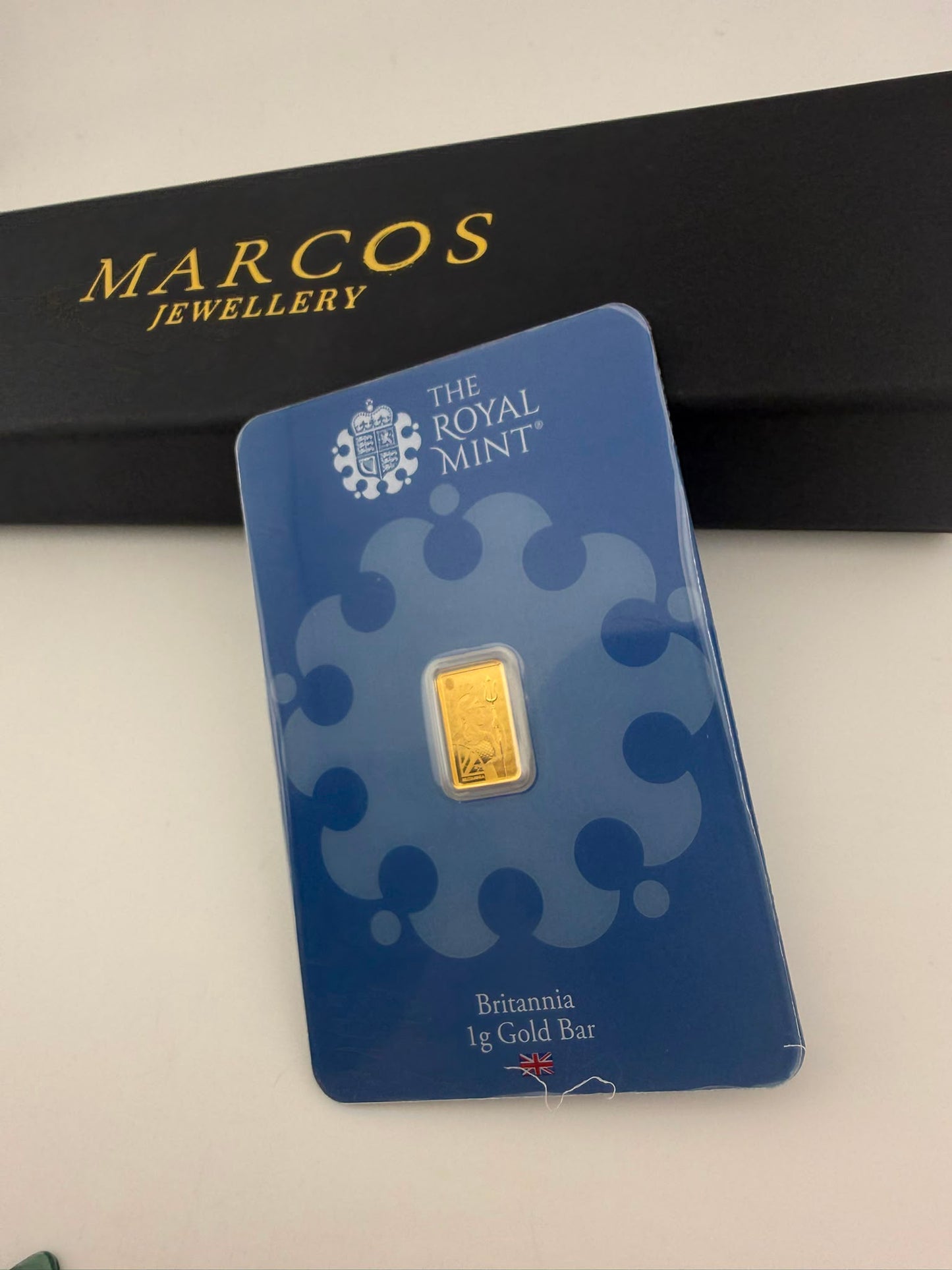 1g Gold Bar Britannia