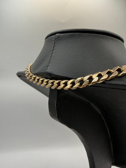 9ct Gold Curb Chain 24” 6mm 50.2g