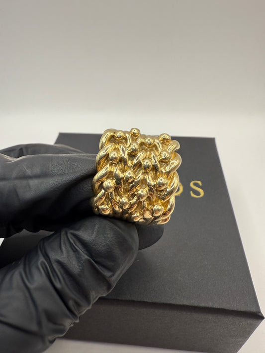 9ct Gold Keeper Ring Size Z1 31.17g