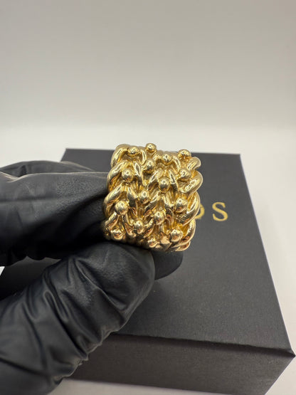 9ct Gold Keeper Ring Size Z1 31.17g