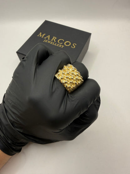 9ct Gold Keeper Ring Size Z 16.68g