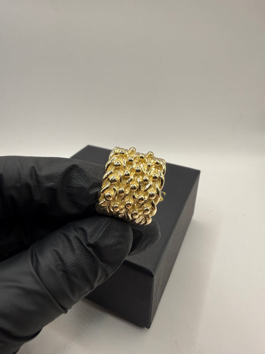 9ct Gold Keeper Ring Size Z 16.68g