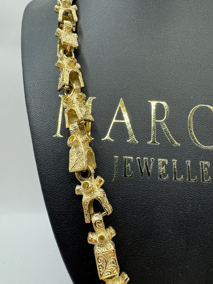 9ct Gold Lego Chain 24" 11mm 119.49g