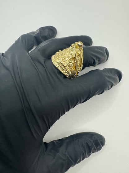9ct Solid Gold Saddle Ring