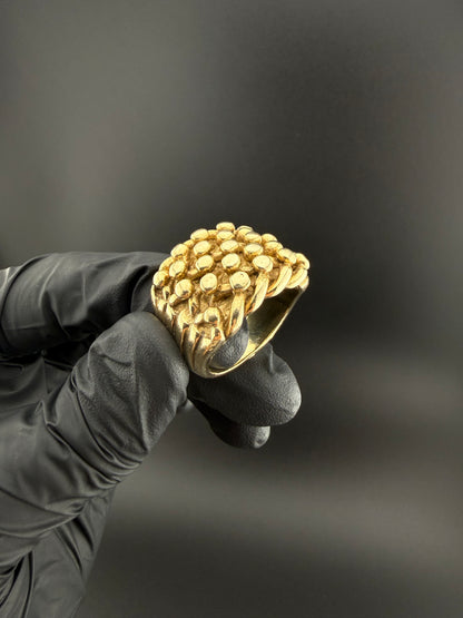 9ct Gold Keeper Ring Size Z 38.33g