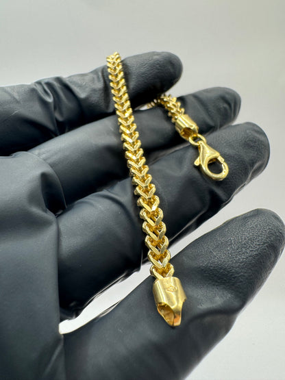 9ct Gold Franko Bracelet