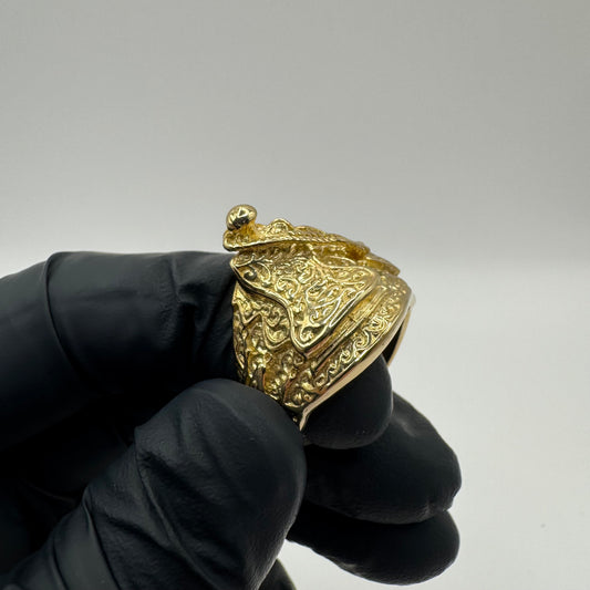 9ct Solid Gold Saddle Ring