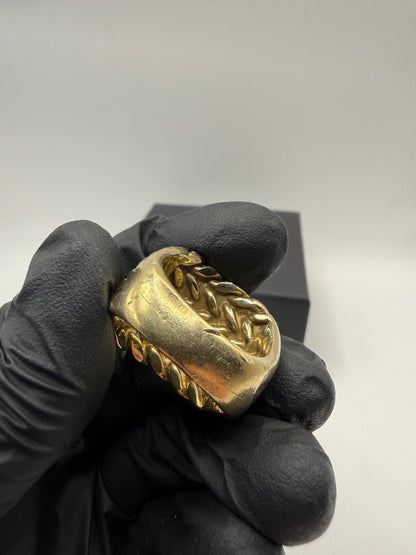 9ct Gold Keeper Ring Size Z 38.33g