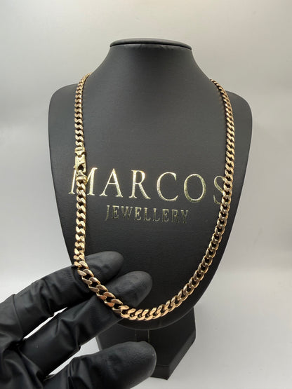 9ct Gold Curb Chain 24” 6mm 50.2g