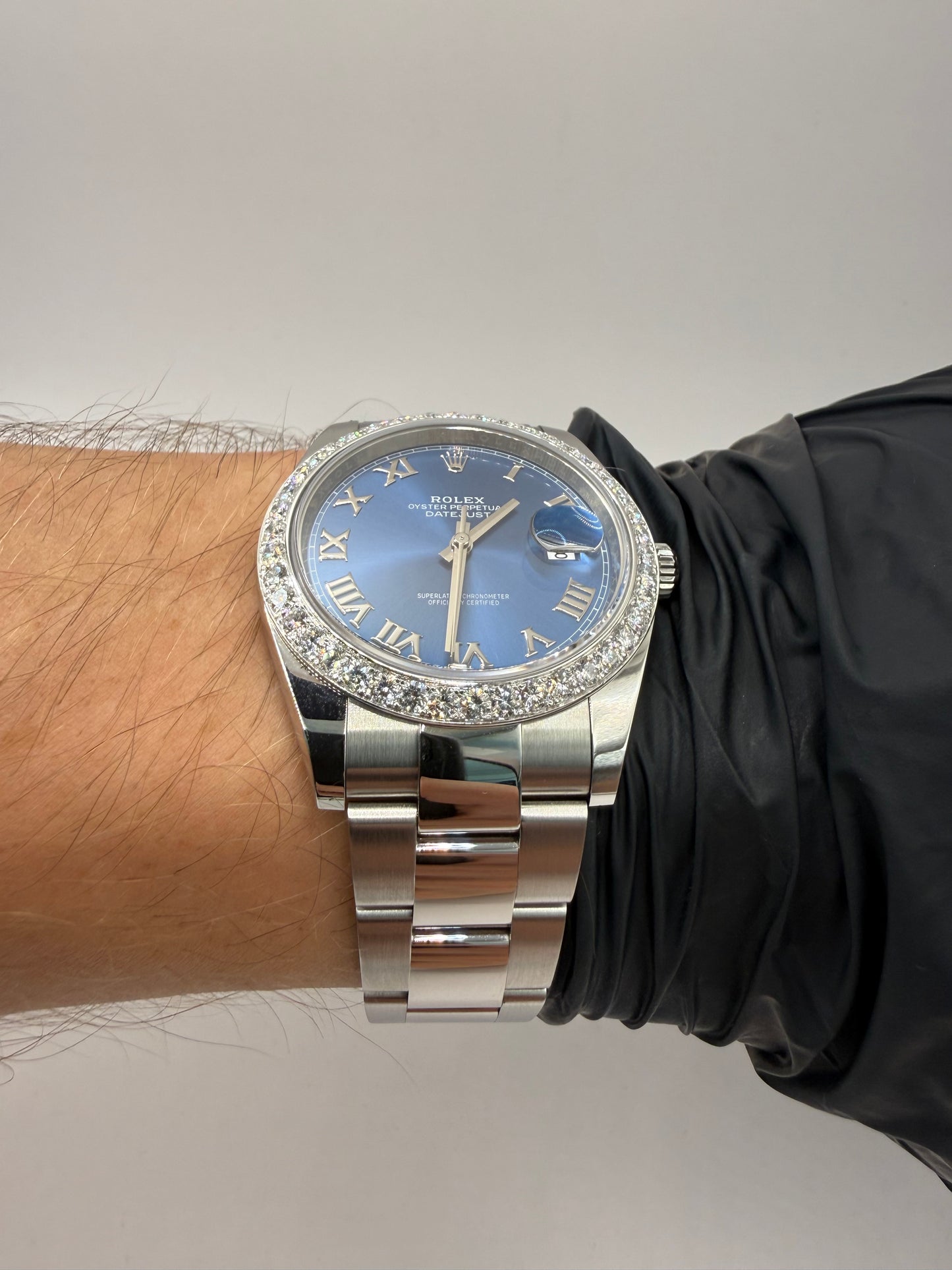 Rolex Datejust 41mm 126300 2022 Azzurro Blue Roman Numeral Dial