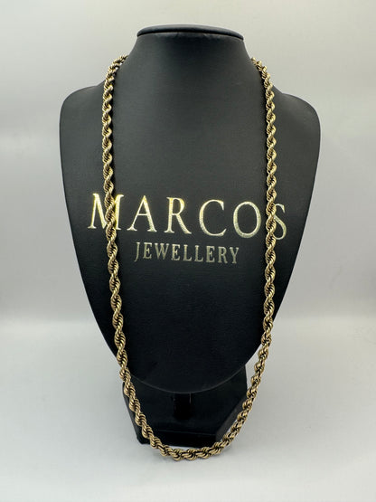 9ct Gold Rope Chain