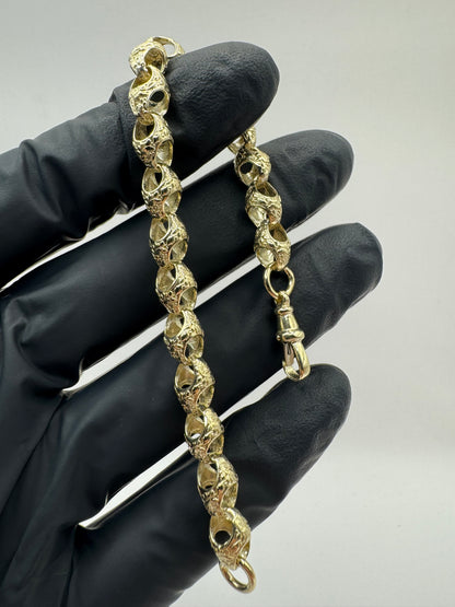 9ct Gold Acorn Bracelet