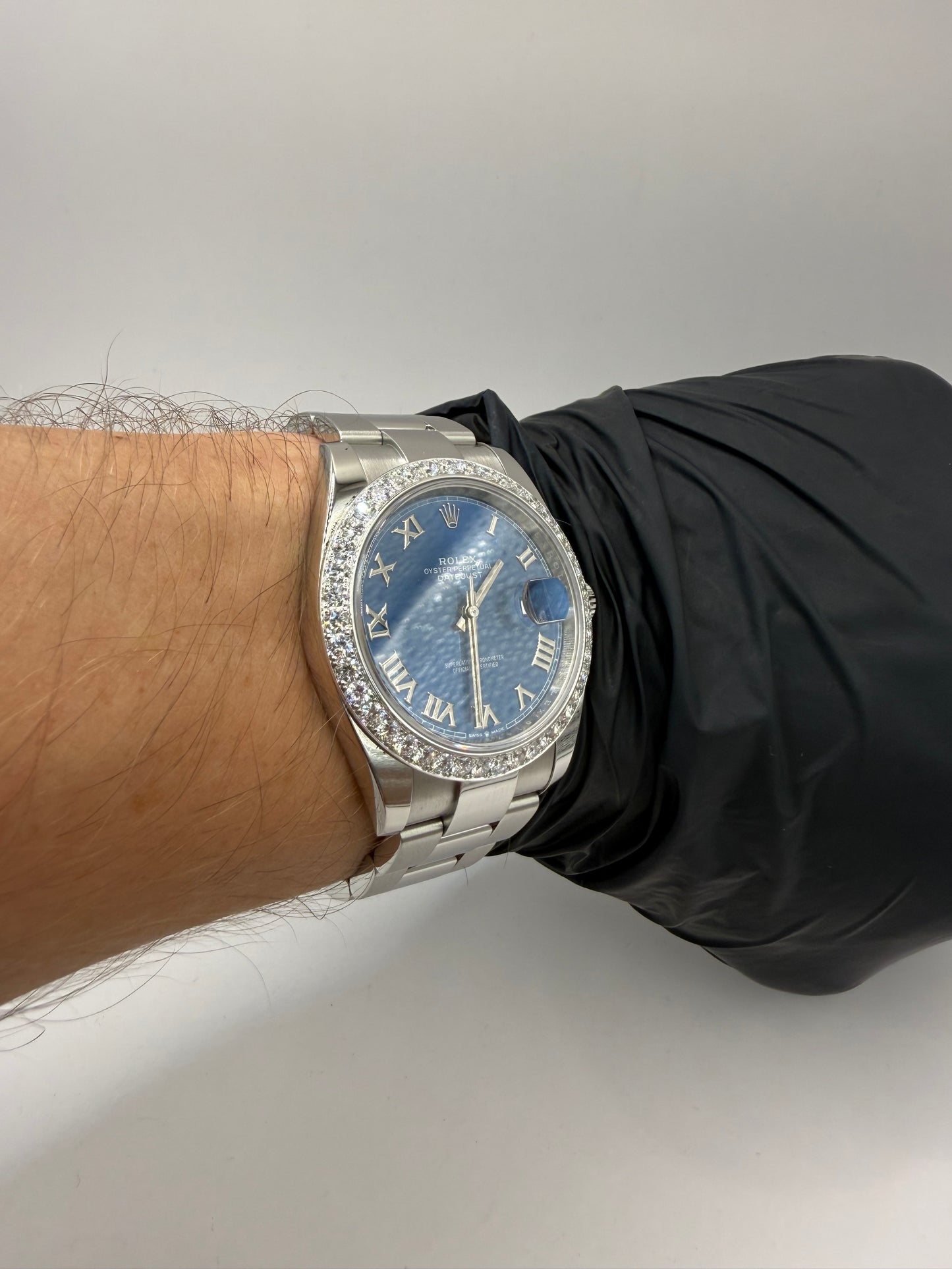 Rolex Datejust 41mm 126300 2022 Azzurro Blue Roman Numeral Dial