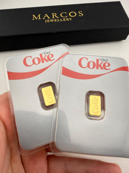 1g Gold Diet Coke Bar