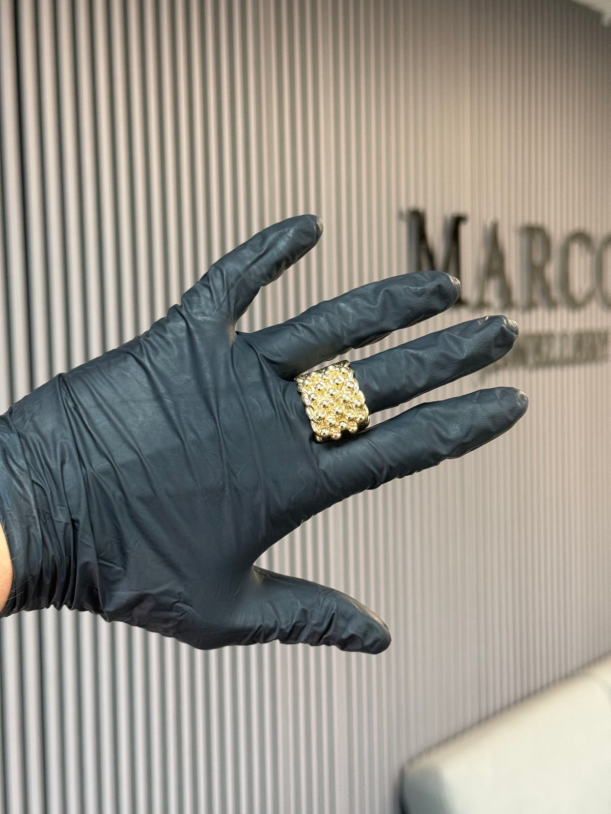 9ct Gold Keeper Ring Size Z1+5 27.3g
