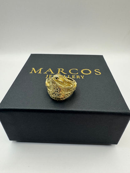 9ct Solid Gold Saddle Ring