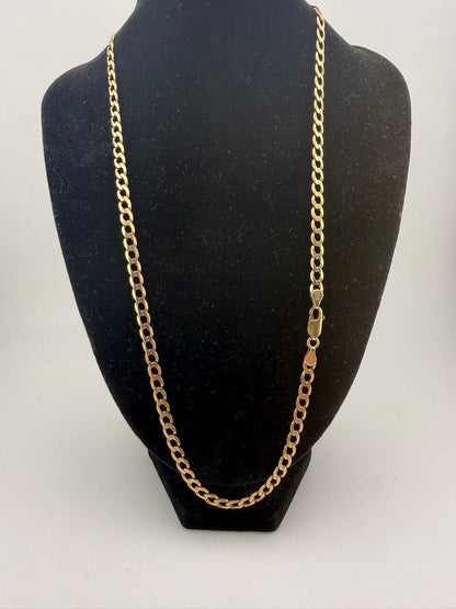 9ct Gold Curb Chain 20" 4.4mm 11.2g
