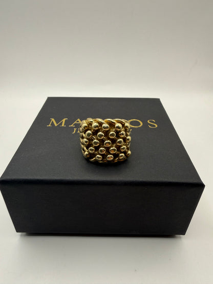 9ct Gold Keeper Ring Size Z 38.33g