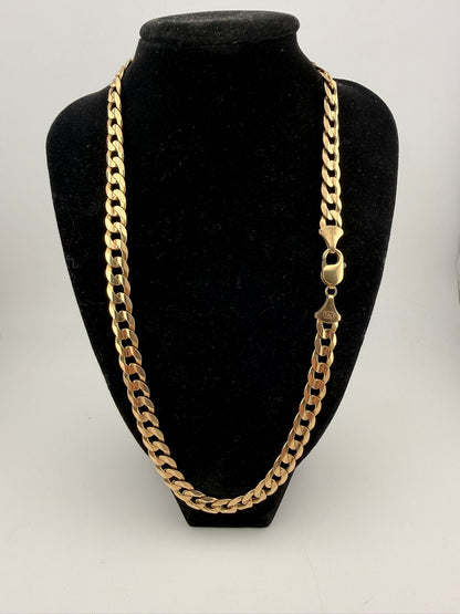 9ct Gold Curb Chain 20" 8.5mm 51.1g