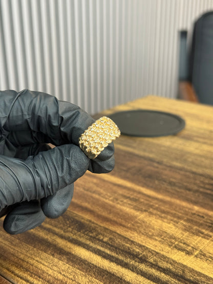9ct Gold Keeper Ring Size W 9.4g